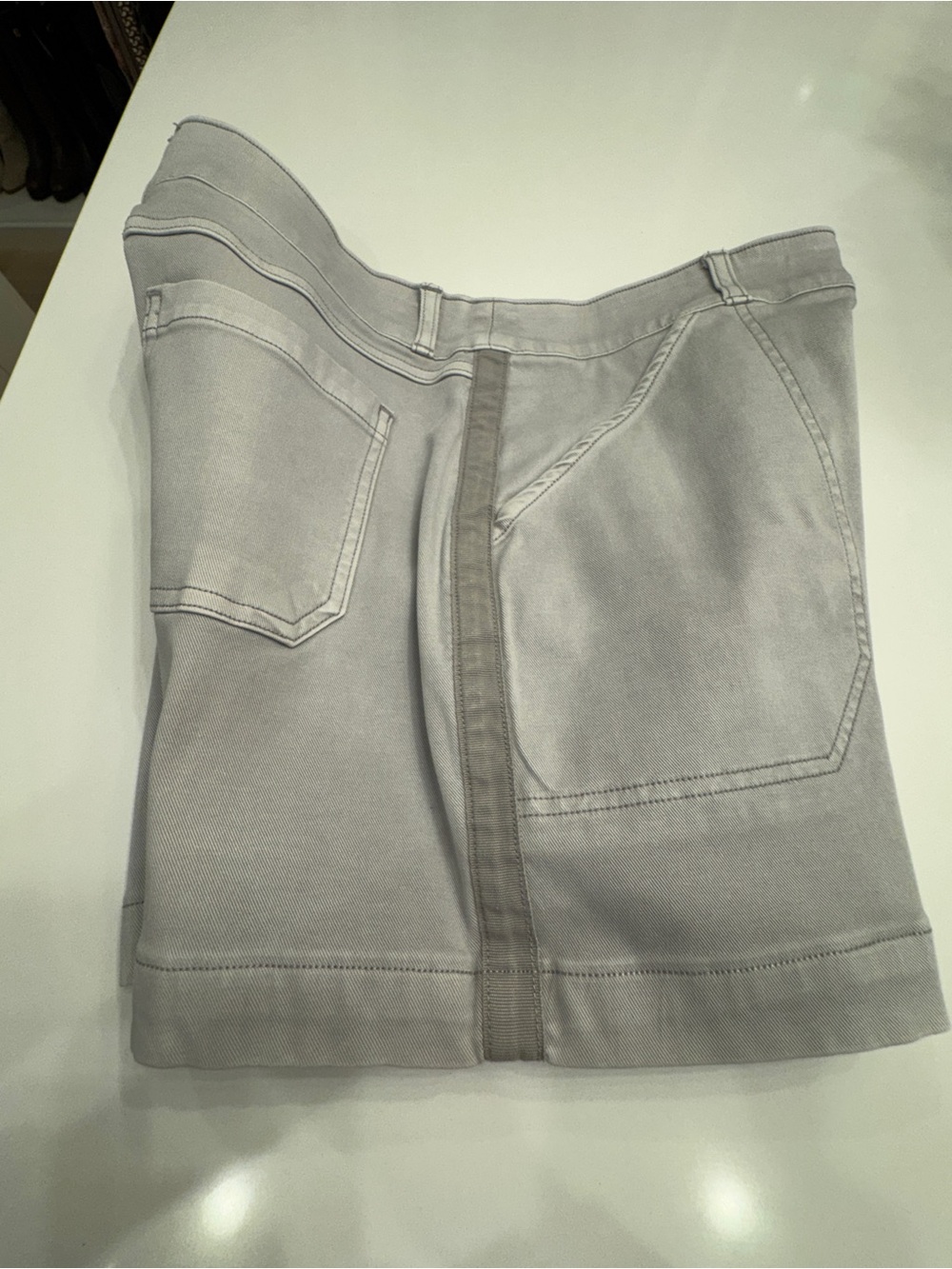 SPANX Slate grey High-Rise Utility Shorts 6” - Picture 5 of 10